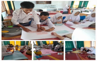 Kelas X Fase E Sekolah Menengah Atas PGRI 1 melaksanakan P5 Kurikulum Merdeka dengan tema: Kearifan Lokal